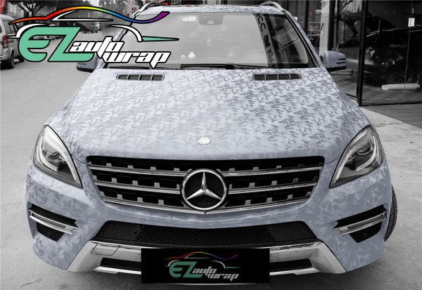 Camouflage Shadow Gray Vinyl Wrap