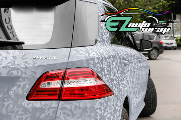 Camouflage Shadow Gray Vinyl Wrap