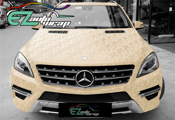 Camouflage Shadow Ivory Vinyl Wrap
