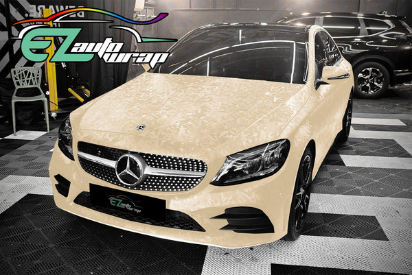 Camouflage Shadow Ivory Vinyl Wrap