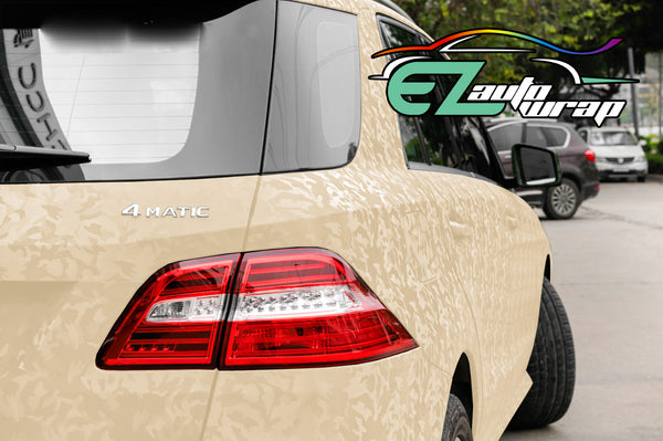 Camouflage Shadow Ivory Vinyl Wrap