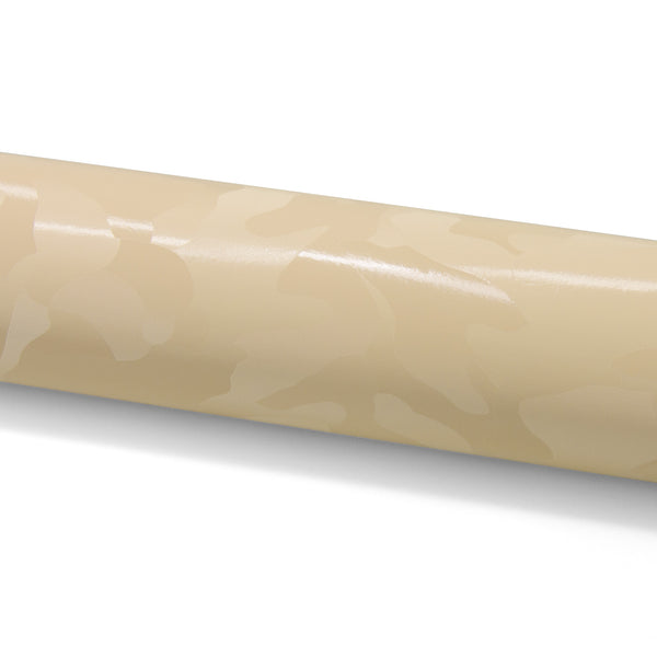 Camouflage Shadow Ivory Vinyl Wrap