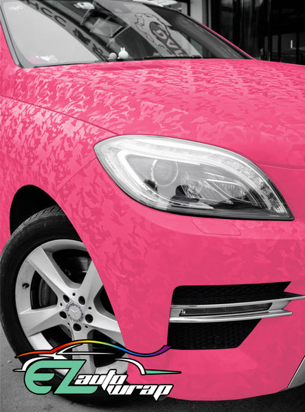 Camouflage Shadow Rose Red Vinyl Wrap