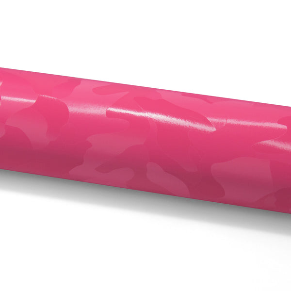 Camouflage Shadow Rose Red Vinyl Wrap