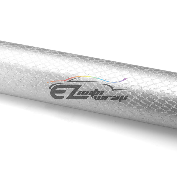 Snake Skin Silver Vinyl
