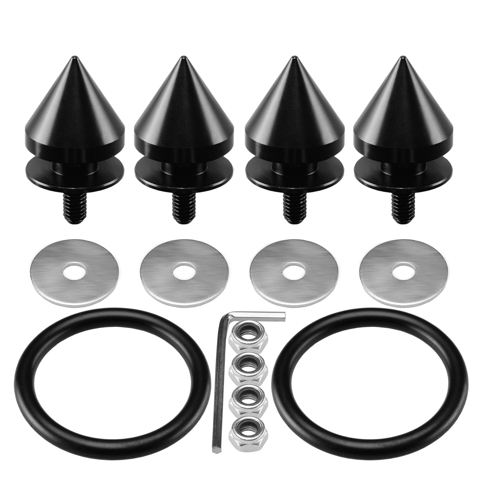 Bumper Fastener Quick Release Spike Style (Black / Blue / Bronze / Champagne Gold / Gold / Green / Gunmetal Gray / Neo Chrome / Orange Purple / Red / Silver)