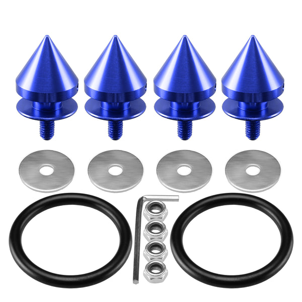 Bumper Fastener Quick Release Spike Style (Black / Blue / Bronze / Champagne Gold / Gold / Green / Gunmetal Gray / Neo Chrome / Orange Purple / Red / Silver)