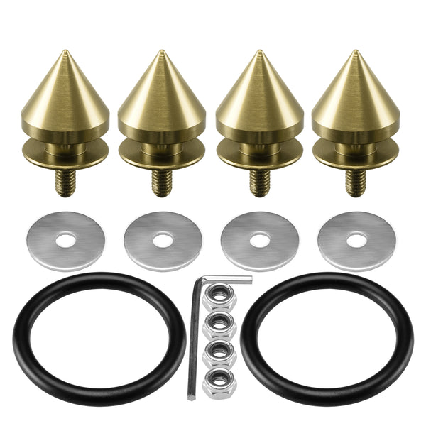 Bumper Fastener Quick Release Spike Style (Black / Blue / Bronze / Champagne Gold / Gold / Green / Gunmetal Gray / Neo Chrome / Orange Purple / Red / Silver)