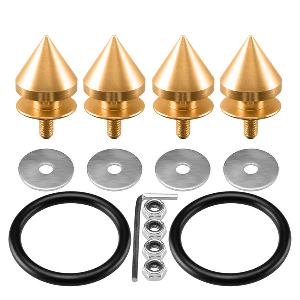 Bumper Fastener Quick Release Spike Style (Black / Blue / Bronze / Champagne Gold / Gold / Green / Gunmetal Gray / Neo Chrome / Orange Purple / Red / Silver)