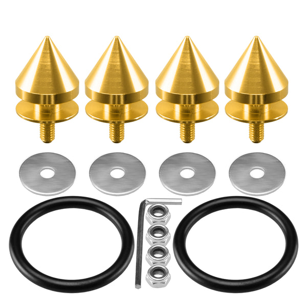 Bumper Fastener Quick Release Spike Style (Black / Blue / Bronze / Champagne Gold / Gold / Green / Gunmetal Gray / Neo Chrome / Orange Purple / Red / Silver)