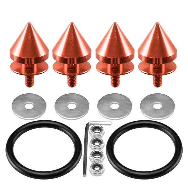 Bumper Fastener Quick Release Spike Style (Black / Blue / Bronze / Champagne Gold / Gold / Green / Gunmetal Gray / Neo Chrome / Orange Purple / Red / Silver)