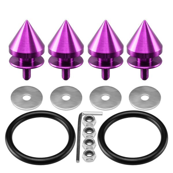 Bumper Fastener Quick Release Spike Style (Black / Blue / Bronze / Champagne Gold / Gold / Green / Gunmetal Gray / Neo Chrome / Orange Purple / Red / Silver)