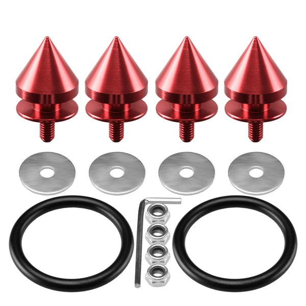 Bumper Fastener Quick Release Spike Style (Black / Blue / Bronze / Champagne Gold / Gold / Green / Gunmetal Gray / Neo Chrome / Orange Purple / Red / Silver)