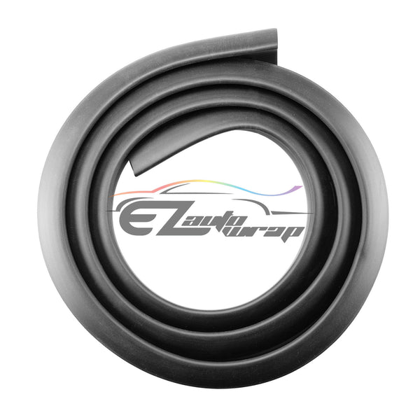 Black Rubber Rear Roof Trunk Spoiler Wing 5ft/60"