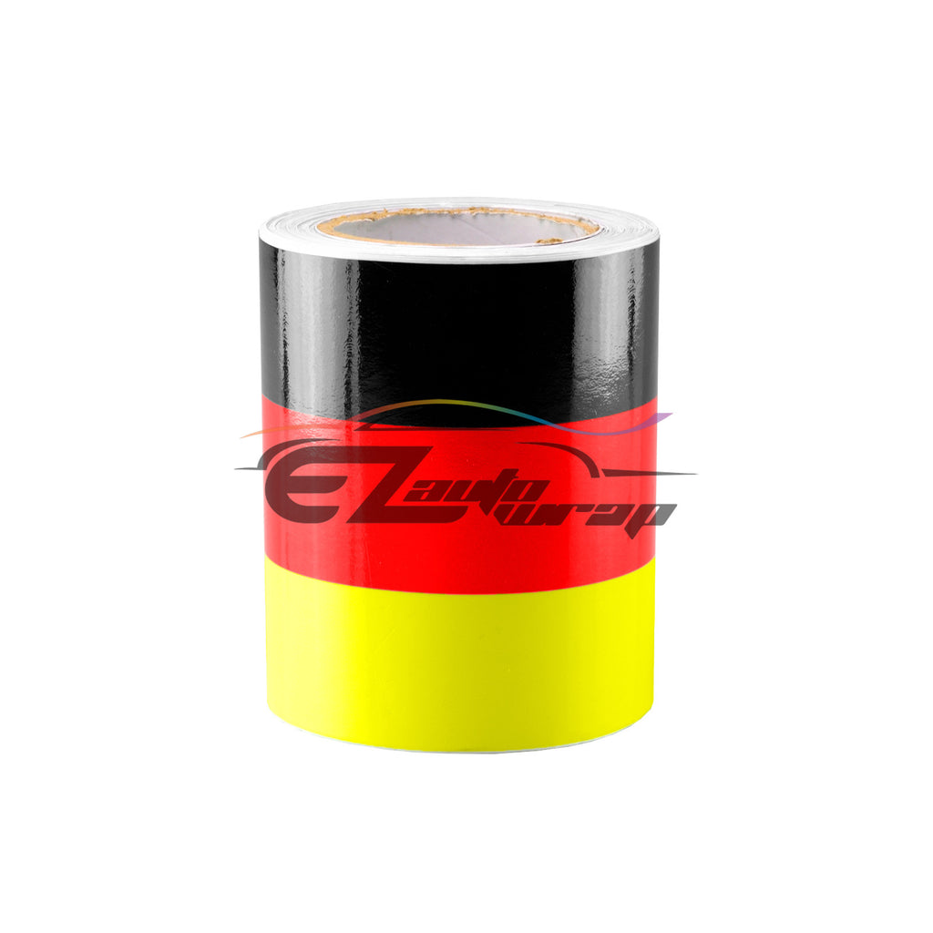 Racing Stripe Germany Flag Porsche Car Sticker – EzAuto Wrap