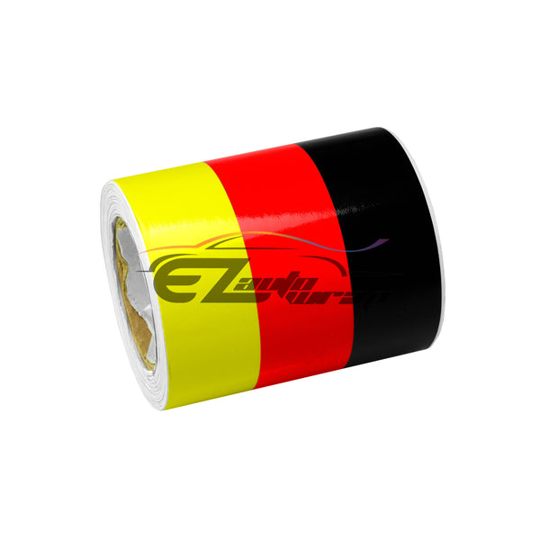 Racing Stripe Germany Flag Porsche Car Sticker