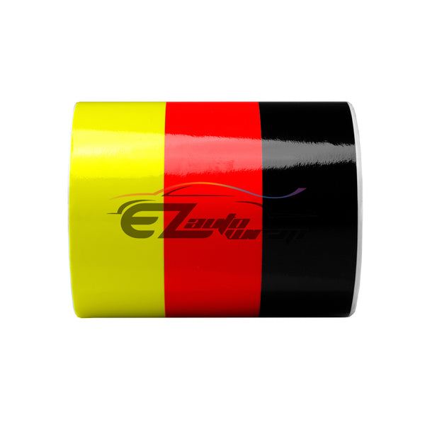 Racing Stripe Germany Flag Porsche Car Sticker