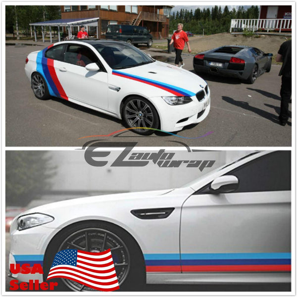 Racing Stripe M Performance BMW Car Sticker
