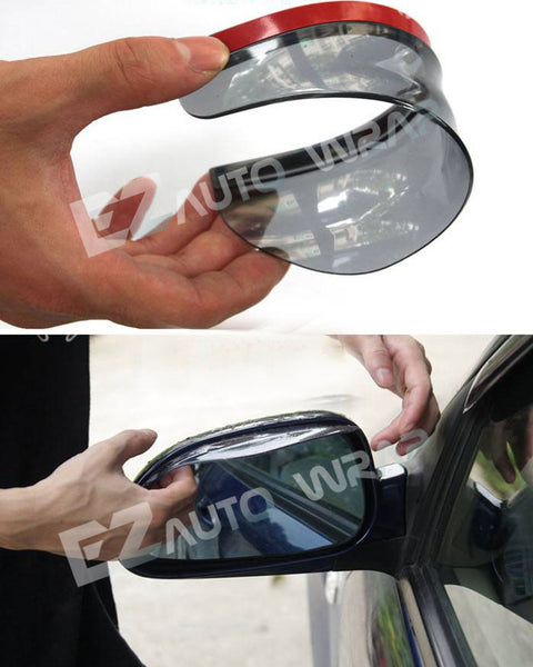 Mirror Visors Rain Guards Smoke