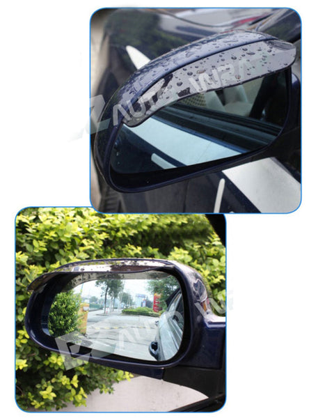 Mirror Visors Rain Guards Clear