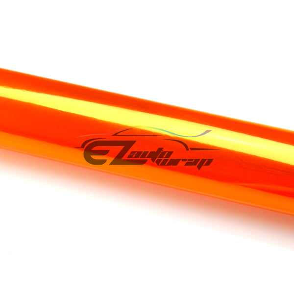 Glossy Taillight Headlight Orange Tint Film