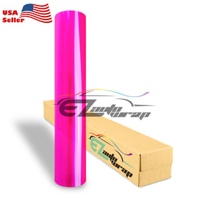 Glossy Taillight Headlight Pink Tint Film
