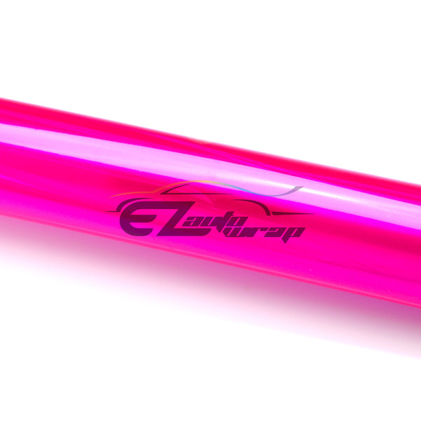 Glossy Taillight Headlight Pink Tint Film