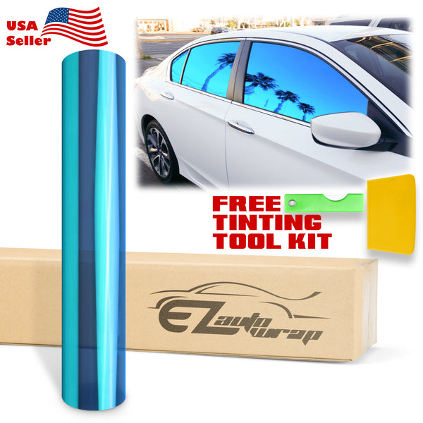 20"x120" Uncut Roll Charcoal Black Window Tint Film VLT 5% - 70%