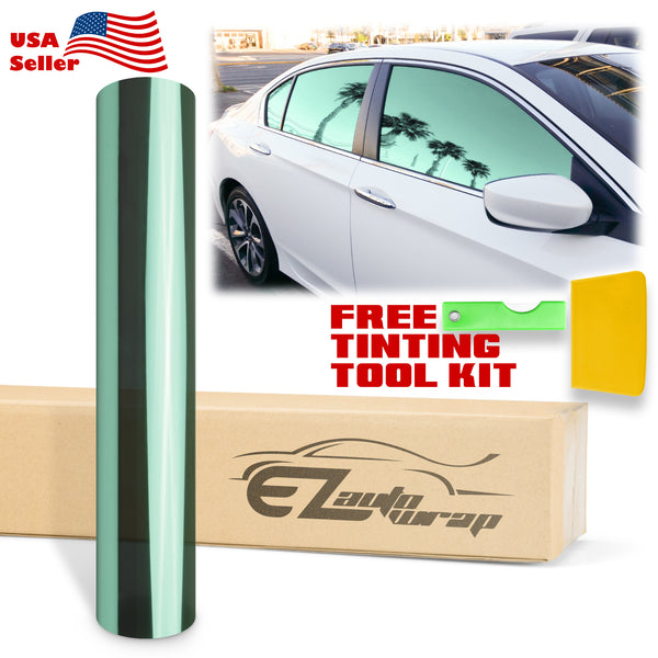 20"x120" Uncut Roll Charcoal Black Window Tint Film VLT 5% - 70%