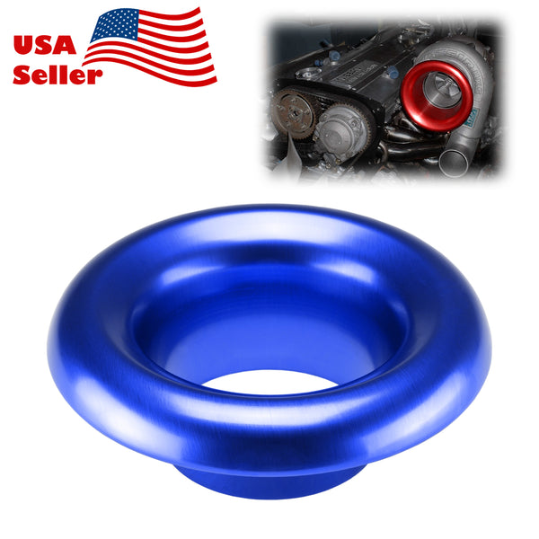 Cold Air Intake Turbo Horn Velocity Stack With Silicone Hose (Black / Blue / Bronze / Champagne Gold / Gold / Green / Gunmetal Gray / Purple / Red / Silver)