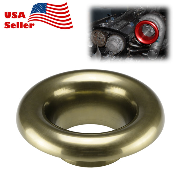 Cold Air Intake Turbo Horn Velocity Stack With Silicone Hose (Black / Blue / Bronze / Champagne Gold / Gold / Green / Gunmetal Gray / Purple / Red / Silver)