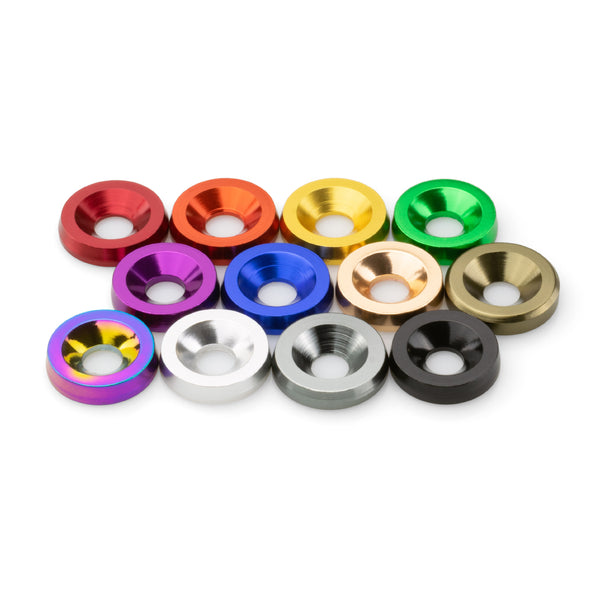 Aluminum Washer Screw Kit (Black / Blue / Bronze / Champagne Gold / Gold / Green / Gunmetal Gray / Neo Chrome / Orange / Purple / Red / Silver)