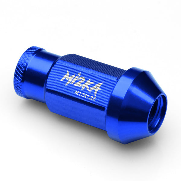 20pcs Aluminum Extended Wheel Lug Nuts M12x1.25 WN01 (Black / Blue / Gold / Green / Gunmetal Gray / Neo Chrome / Orange / Purple / Red / Silver)