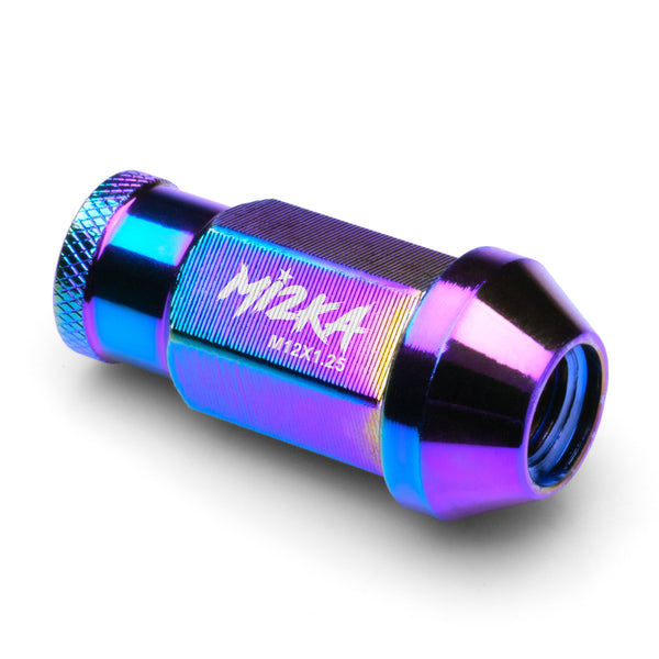 20pcs Aluminum Extended Wheel Lug Nuts M12x1.25 WN01 (Black / Blue / Gold / Green / Gunmetal Gray / Neo Chrome / Orange / Purple / Red / Silver)
