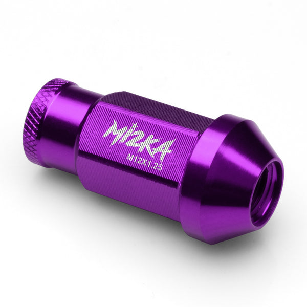 20pcs Aluminum Extended Wheel Lug Nuts M12x1.25 WN01 (Black / Blue / Gold / Green / Gunmetal Gray / Neo Chrome / Orange / Purple / Red / Silver)