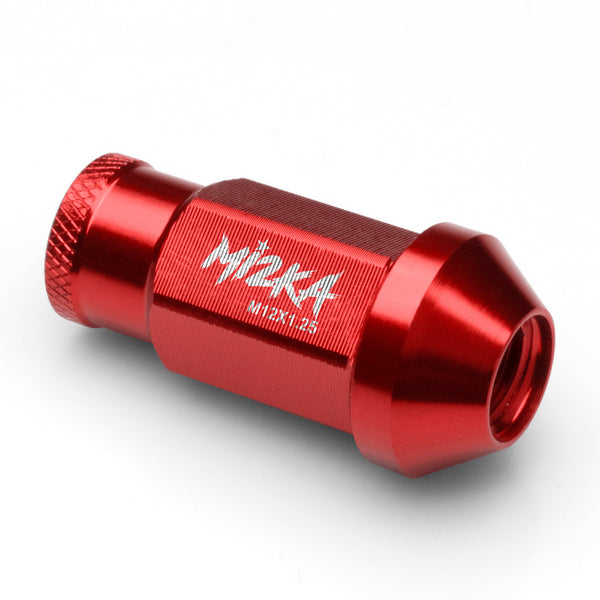 20pcs Aluminum Extended Wheel Lug Nuts M12x1.25 WN01 (Black / Blue / Gold / Green / Gunmetal Gray / Neo Chrome / Orange / Purple / Red / Silver)