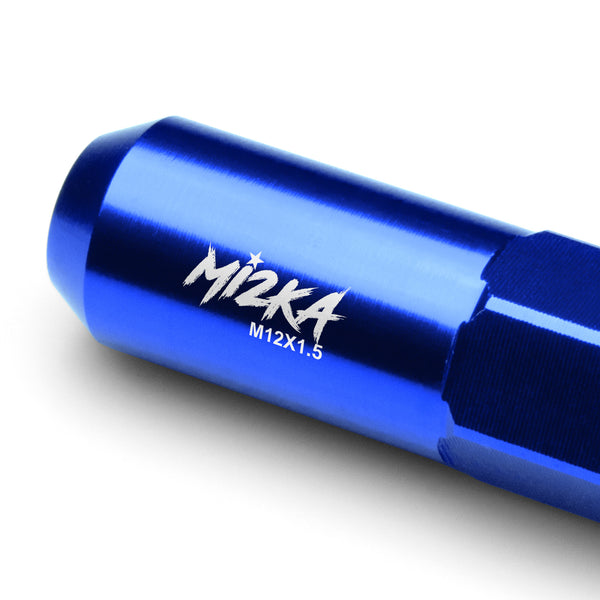 20pcs Aluminum Extended Wheel Lug Nuts M12x1.50 WN02 (Black / Blue / Gold / Green / Gunmetal Gray / Neo Chrome / Orange / Purple / Red / Silver)