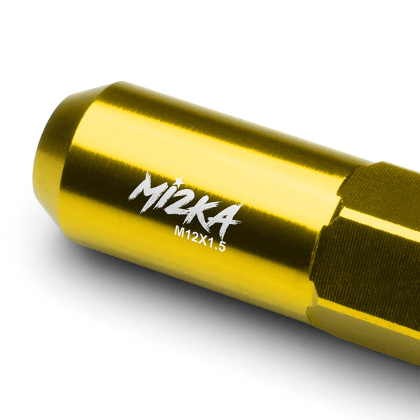 20pcs Aluminum Extended Wheel Lug Nuts M12x1.50 WN02 (Black / Blue / Gold / Green / Gunmetal Gray / Neo Chrome / Orange / Purple / Red / Silver)