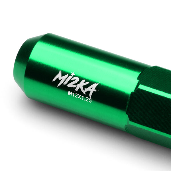 20pcs Aluminum Spiked Extended Wheel Lug Nuts M12x1.25 WN03 (Black / Blue / Gold / Green / Gunmetal Gray / Neo Chrome / Orange / Purple / Red / Silver)