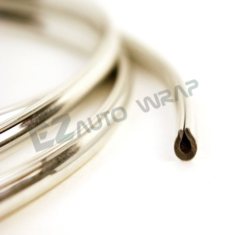 Door Edge Protection Guard Chrome