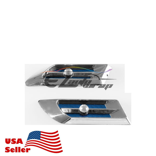 Universal ABS Blue Crystal Vents