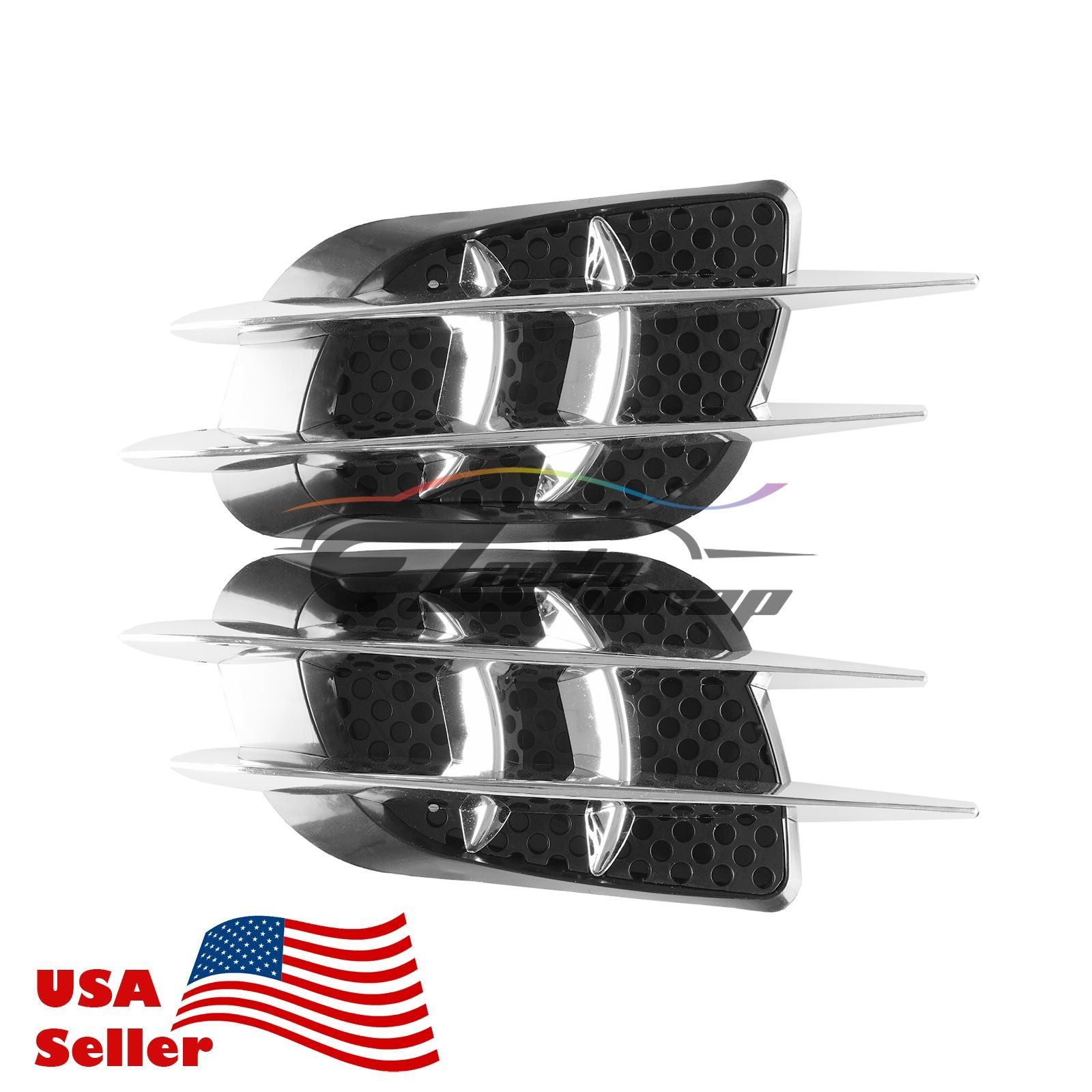 Universal Black Chrome Vents