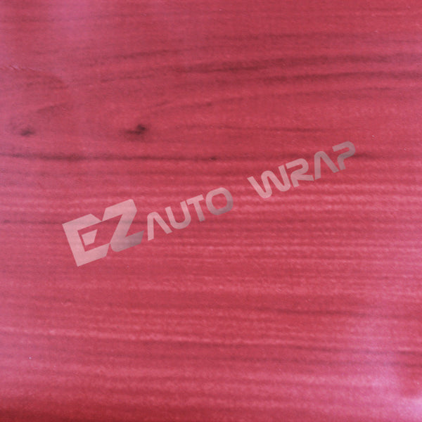 Wood Grain Textured Vinyl Red #01