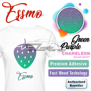 ESSMO™ Purple/Green Chameleon Color Change Heat Transfer Vinyl HTV ADC06
