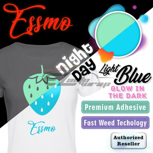 Essmo™ Glow in the Dark Light Blue Heat Transfer Vinyl HTV GD07