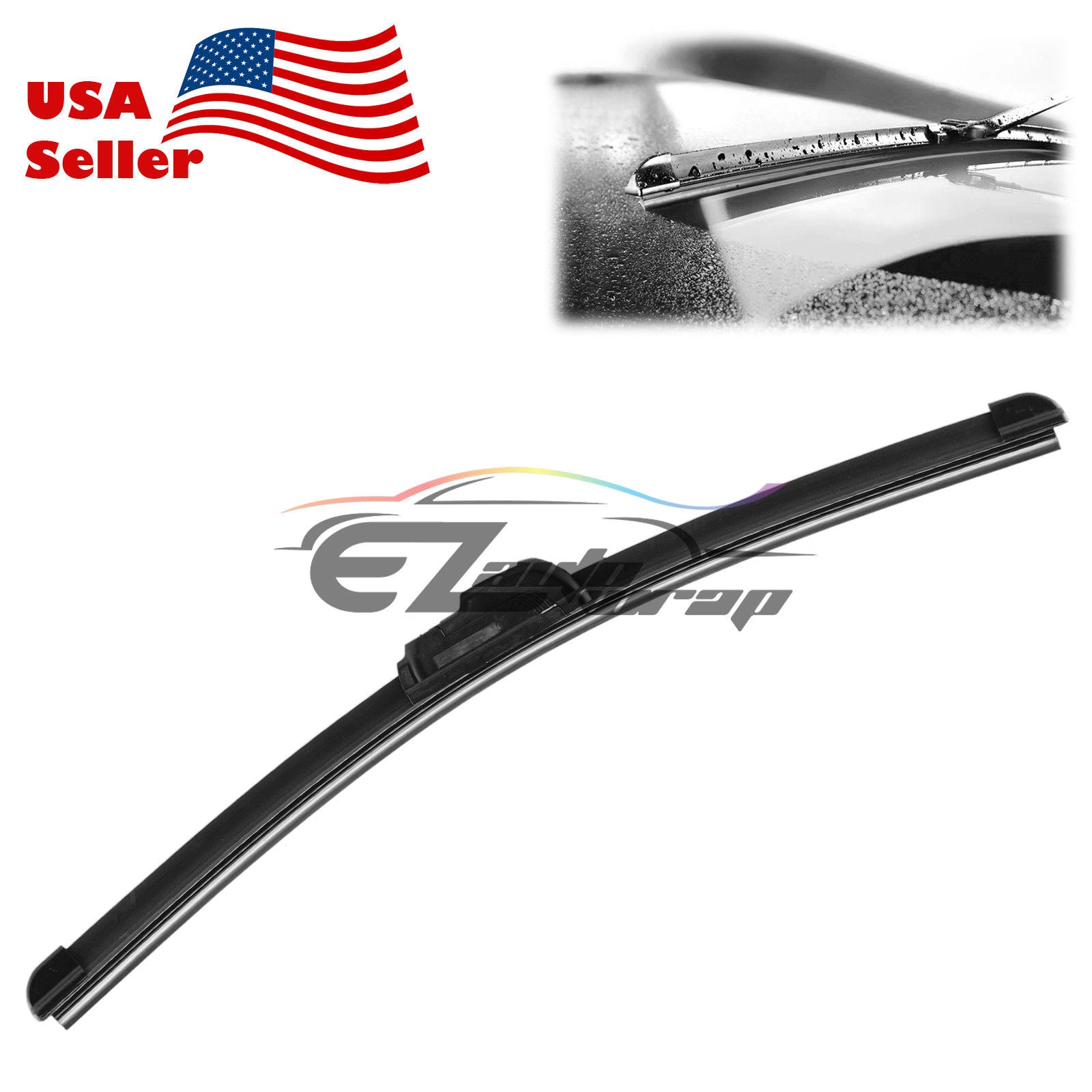 Hybrid Windshield Wiper Blades Bracketless J-HOOK OEM QUALITY 17 & 17 Hybrid Windshield Wiper Blades Bracketless J-HOOK OEM QUALITY 17 & 17