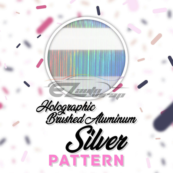 ESSMO™ Holographic Aluminum Silver Pattern Heat Transfer Vinyl HTV SP04