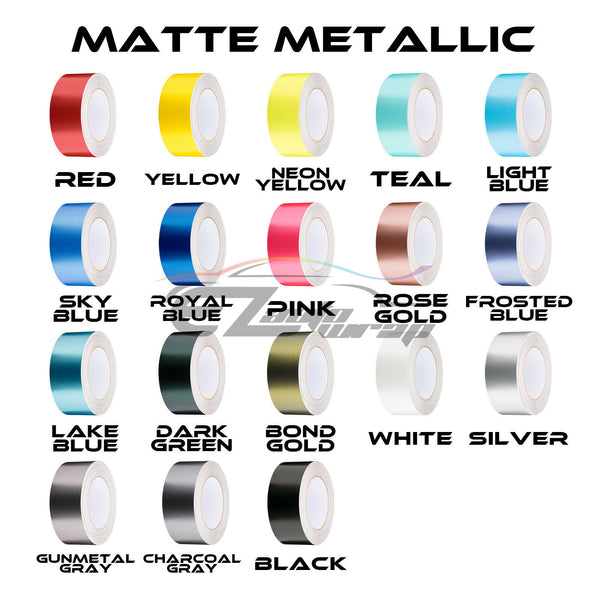 Racing Stripe Matte Metallic Satin Pearl 2" 4" 6" / 50FT