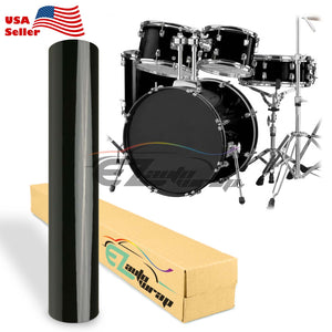 Drum Wrap Vinyl Kit Gloss Black