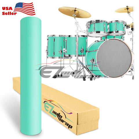 Drum Wrap Vinyl Kit Matte Teal